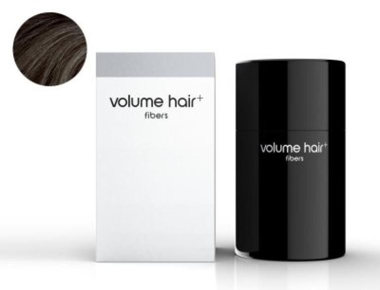 volume hair fibers Haarverdichtungsfasern, dunkelbraun
