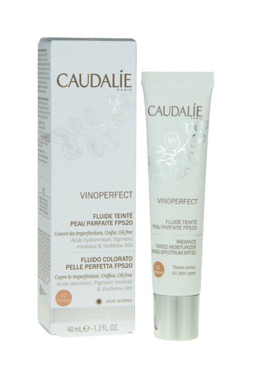 Caudalie Vinoperfect getöntes Fluid medium LSF 20