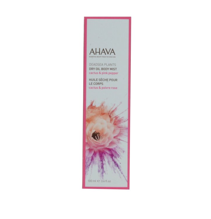 Ahava Dry Oil Body Mist Cactus & Pink Pepper