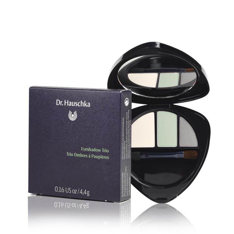 Hauschka Eyeshadow Trio jade 02