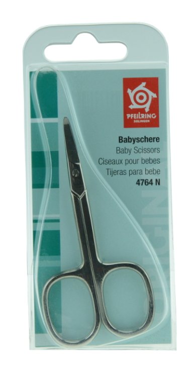 Pfeilring Babyschere 4764 vernickelt