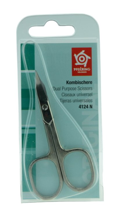 Pfeilring Kombischere 4124 9 cm gebogen, vernickelt