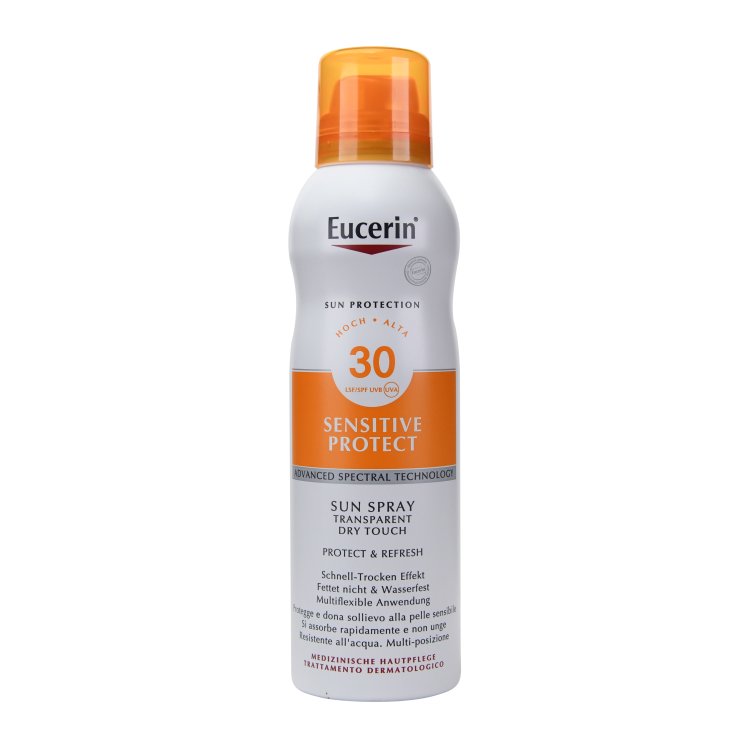 Eucerin Sensitive Protect Sun Spray transparent Dry Touch LSF 30