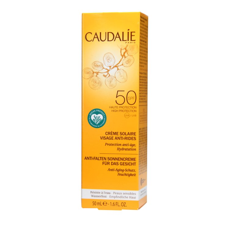 Caudalie Anti-Falten Sonnencreme für das Gesicht LSF 50