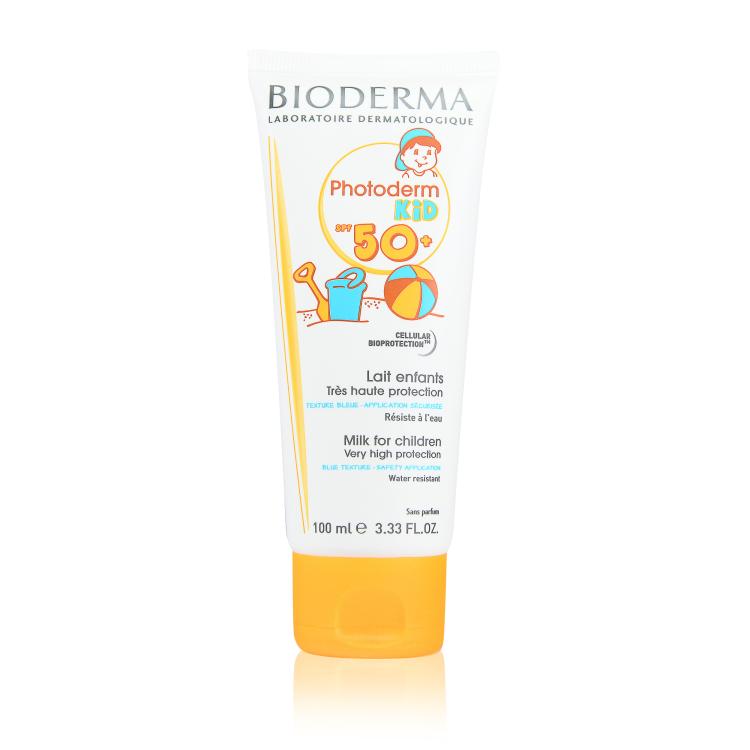 Bioderma Phytoderm KID Lait SPF 50+ Blaue Lebensmittelfarbe