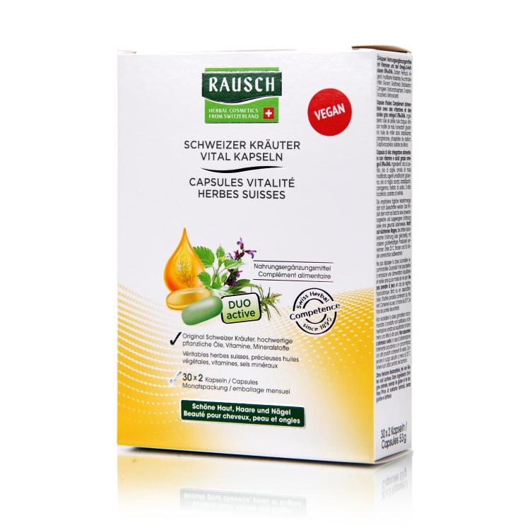 Rausch Schweizer Kräuter Vital Kapseln