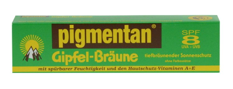 Pigmentan Gipfelbräune Creme SPF 8