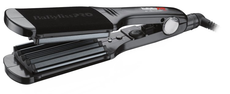 BaByliss PRO BDB2512EPCE Kreppeisen 60 mm mit EP Technology 5.0