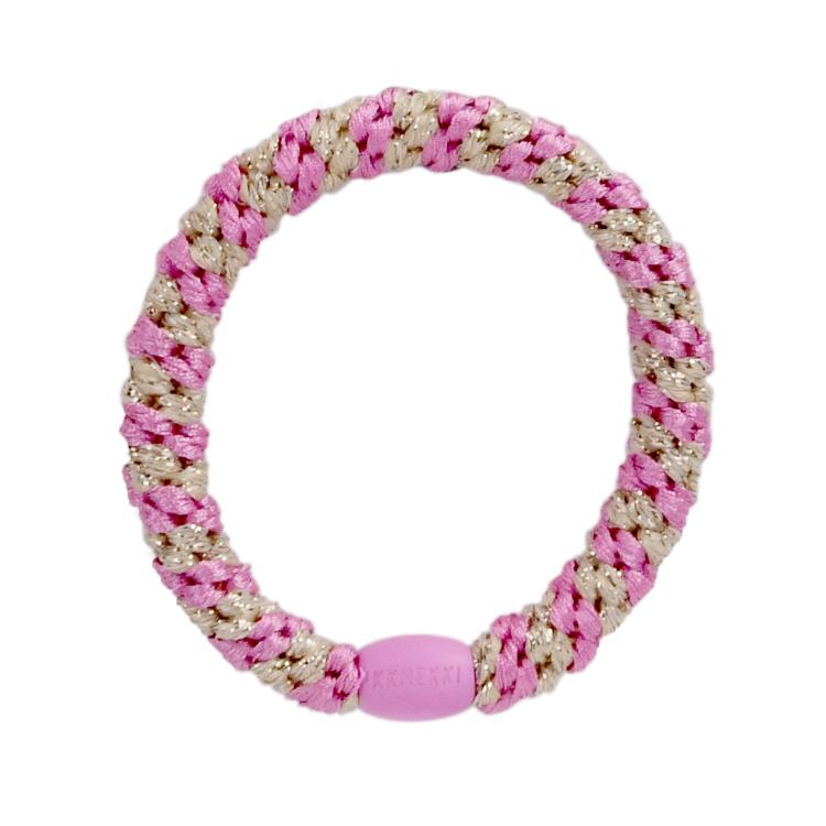 KKnekki Bubbelgum-beige glitter stripe