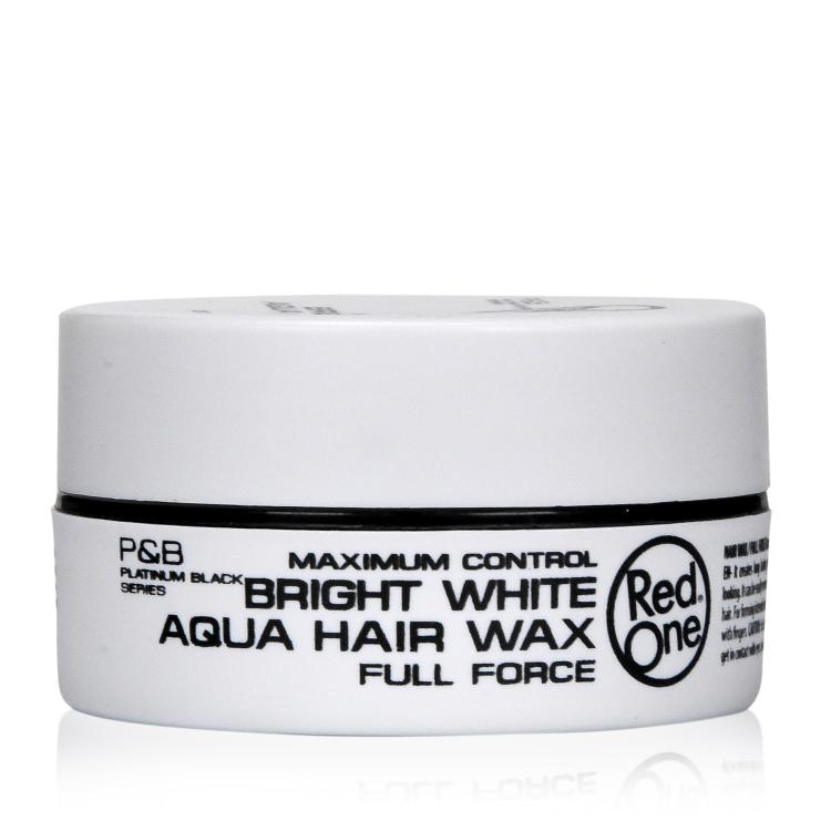 Red One  Aqua Hair Wax Bright White