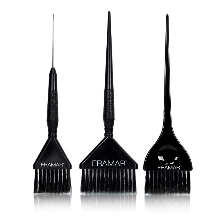 Framar Färbepinselset Family Pack schwarz