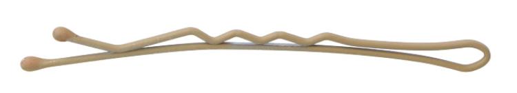 Eurostil matte Haarnadeln gewellt 65 mm bronze