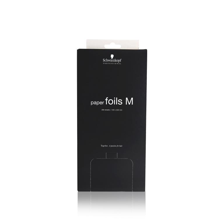 Schwarzkopf Papierfolie kurz Größe M (200Stck)