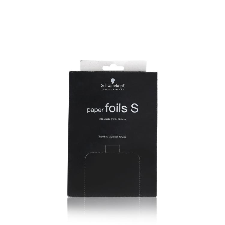 Schwarzkopf Papierfolie kurz Größe S (200Stck)