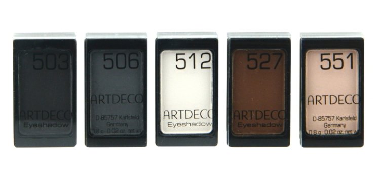 Artdeco Lidschatten Mattfarben